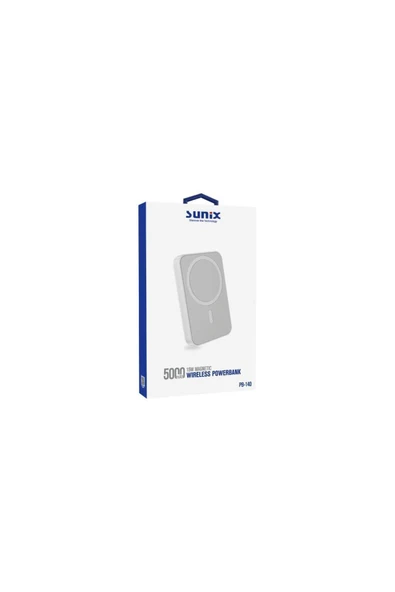 SUNİX 5.000 Mah 15W Manyetik Taşınabilir Powerbank PB-140 - Resim 5