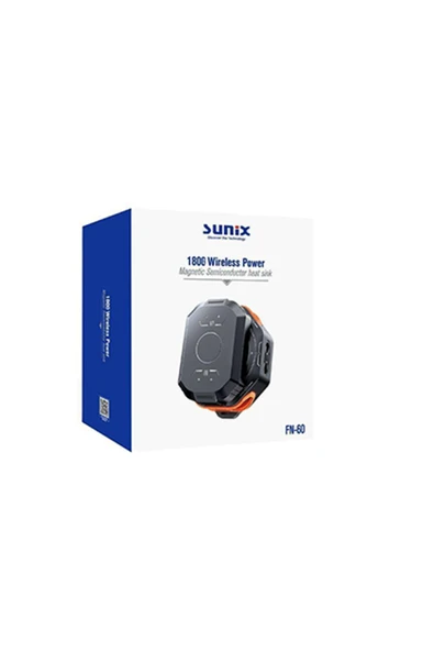 SUNİX FN-60 1800 mAh Bataryalı Kablosuz Telefon Soğutucu - Buzlu Fan, Sessiz ve Güçlü Soğutma - 3