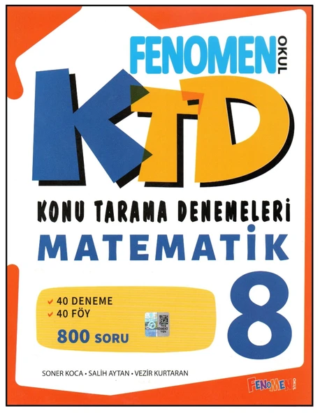 FENOMEN 8. SINIF MATEMATİK KONU TARAMA DENEMELERİ