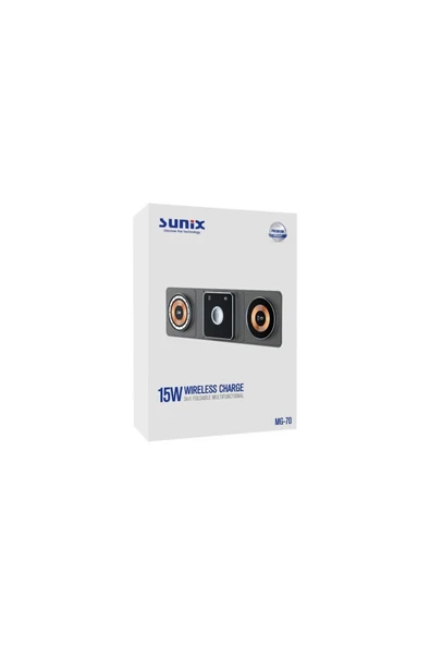 SUNİX 15w 3in1 Kablosuz Şarj Standı Mg-70 - Resim 4
