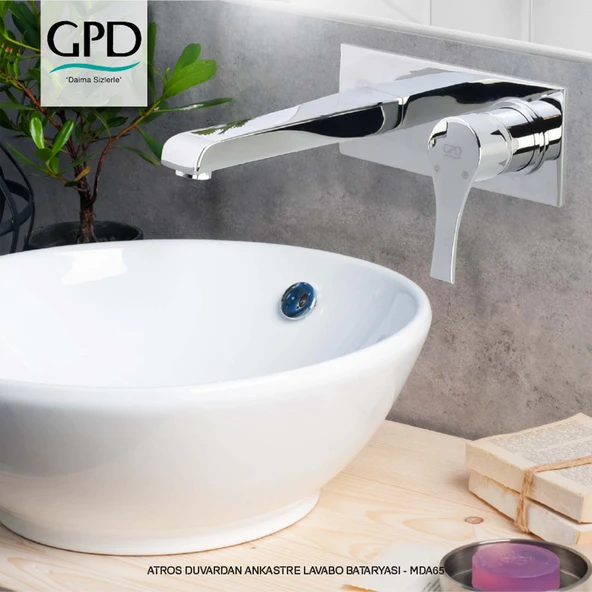 Gpd Atros Ankastre Lavabo Bataryası MDA65 - 3