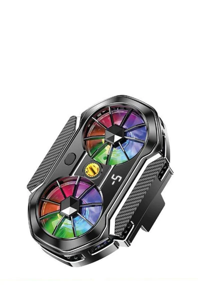 SUNİX FN-20 Çift Fanlı RGB Telefon Soğutucu - Yüksek Performans, Sessiz Çalışma - 2