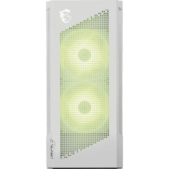 MSI MPG VELOX 300R BEYAZ TEMPERLİ 2 X 120 MM ARGB 1X 120MM FAN GAMİNG BİLGİSAYAR KASASI ürün görseli