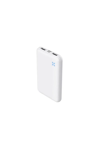 SUNİX 5000 Mah Çift Usb Çıkışlı Powerbank Beyaz Pb-52 - Resim 2