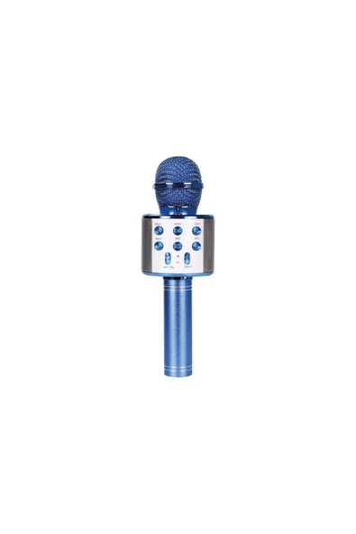 SUNİX Bluetooth Kareoke Mikrofon Mavi Mcf-10