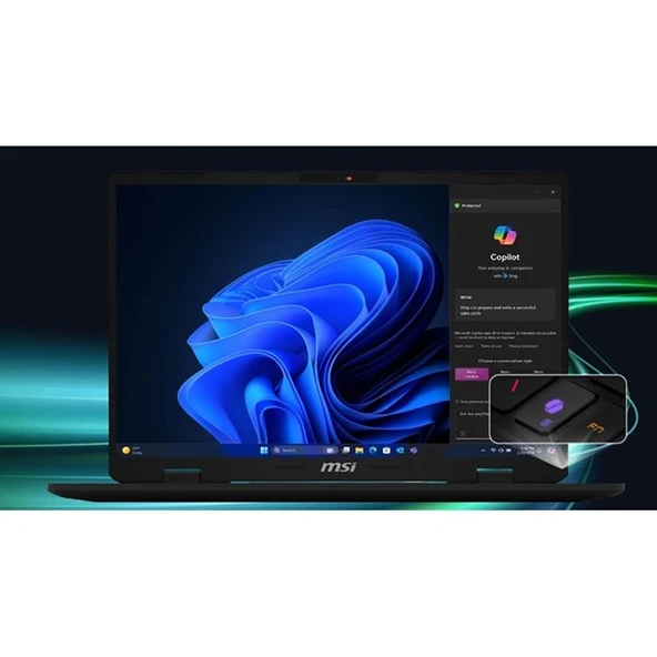 MSI CROSSHAIR A17 HX D8WGKG-012XTR R9 8940HX 32GB DDR5 RTX5070 8GB GDDR7 1TB NMVE 17 " 240HZ(QHD) FDOS - Resim 7