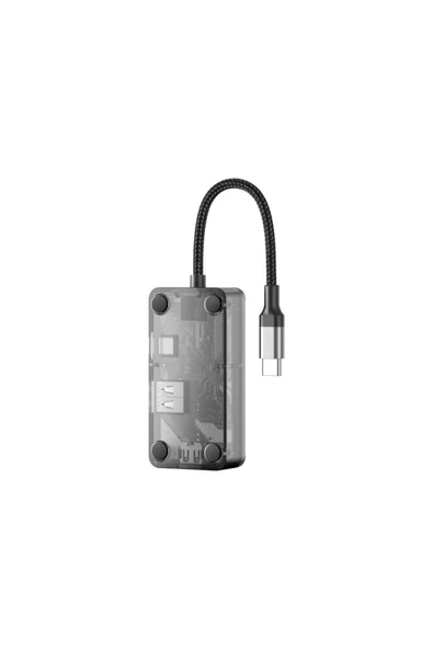 SUNİX 100W PD 3in1 Type-C to HDMI Hub Port Adaptör HB-11 - 2