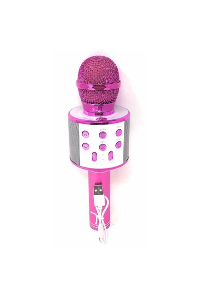 SUNİX Bluetooth Kareoke Mikrofon Pembe Mcf-10 - 2
