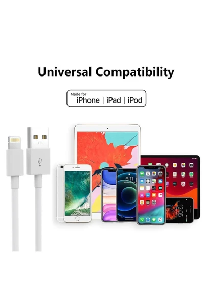 SUNİX Usb-lightning Kısa Data Kablosu - Resim 2