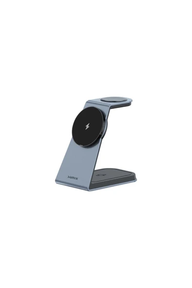 SUNİX 3in1 15w Telefon 2,5w Saat 3,5w Kulaklık Kablosuz Şarj Istasyonu Mg-80 ürün görseli 1