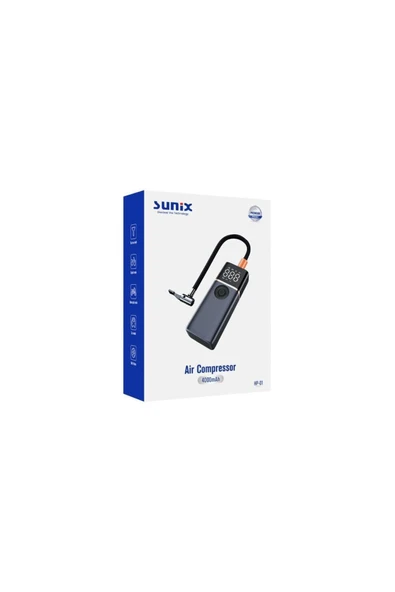 SUNİX Hp-01 2000 Mah Kablosuz Hava Kompresörü - 5
