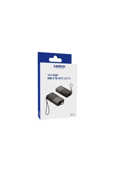 SUNİX Usb-c To Hdtv Hdmı Dönüştürücü Adaptör Hd-01 - Resim 2