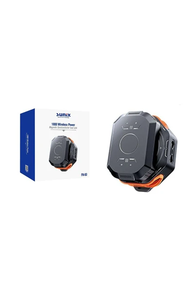 SUNİX FN-60 1800 mAh Bataryalı Kablosuz Telefon Soğutucu - Buzlu Fan, Sessiz ve Güçlü Soğutma - 2