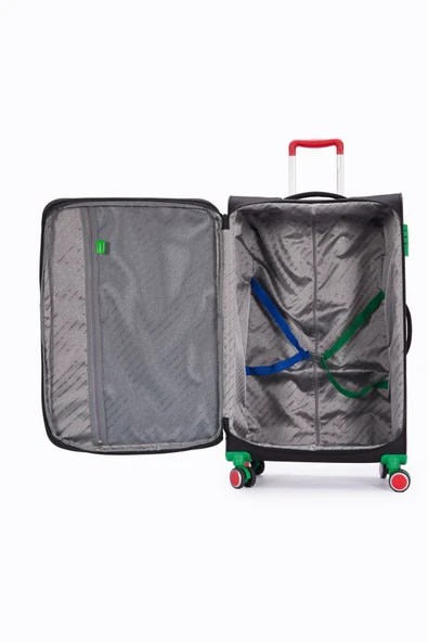 BENETTON 2800 ORTA BOY  KUMAŞ VALİZ - Resim 3