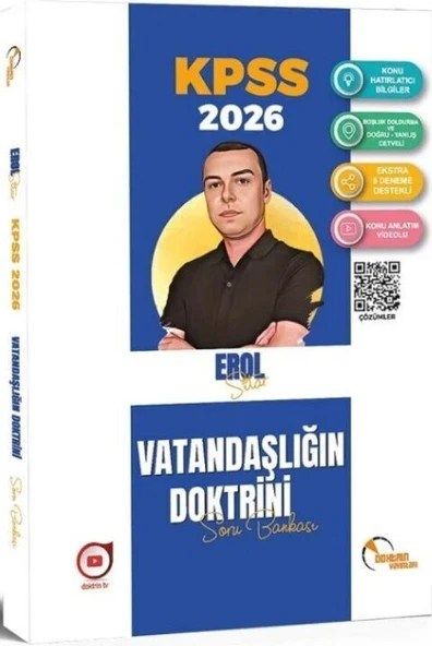2026 KPSS Vatandaşlık Vatandaşlığın Doktrini Soru Bankası Çözümlü Doktrin Yayınları ürün görseli 1