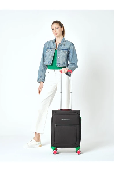 BENETTON 2800 KABİN BOY KUMAŞ VALİZ - 5