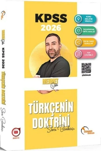 2026 KPSS Türkçenin Doktrini Soru Bankası Çözümlü Doktrin Yayınları ürün görseli 1