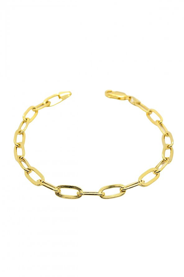 Cigold Taşsız Bileklik 14 Ayar Altın 3.61 Gr K11901026924 - 1