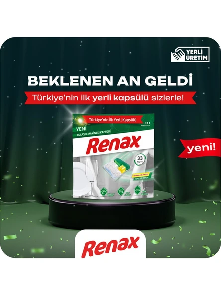 Renax Bulaşık Makinesi Kapsülü Hepsi Bir Arada 120 Li - 3