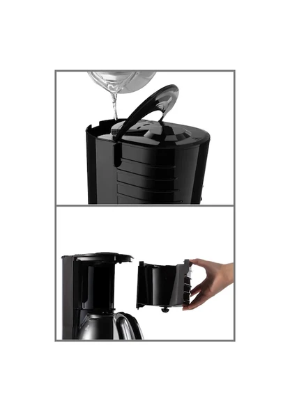 Arzum AR3135 Kuppa Filtre Kahve Makinesi - Siyah - 3