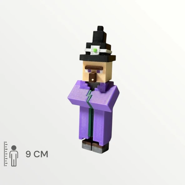 Minecraft Keşif Seti Cadı Creeper Skeleton Steve Alex Köylü - Resim 4