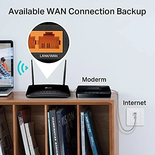 TP-Link Archer MR400, AC1200 Mbps, 4G/3G SIM Yuvası, 64 Cihaza Kadar Bağlantı, Yapılandırma Gerektirmez, Konuk Ağı ve Ebeveyn Kontrolü Desteği, Wi-Fi 5 Dual Band 4G LTE Router - 3