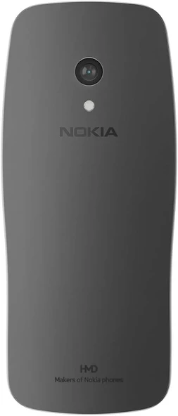Nokia 3210 TA-1618 Tuşlu Cep Telefonu (2 Yıl Türkiye Distribütör Garantili) (Siyah) - 3
