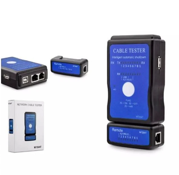 Hadron Hdx6512 Kablo Test Cihazı Rj11 + Rj45 + Rj12 + Usb ürün görseli 1