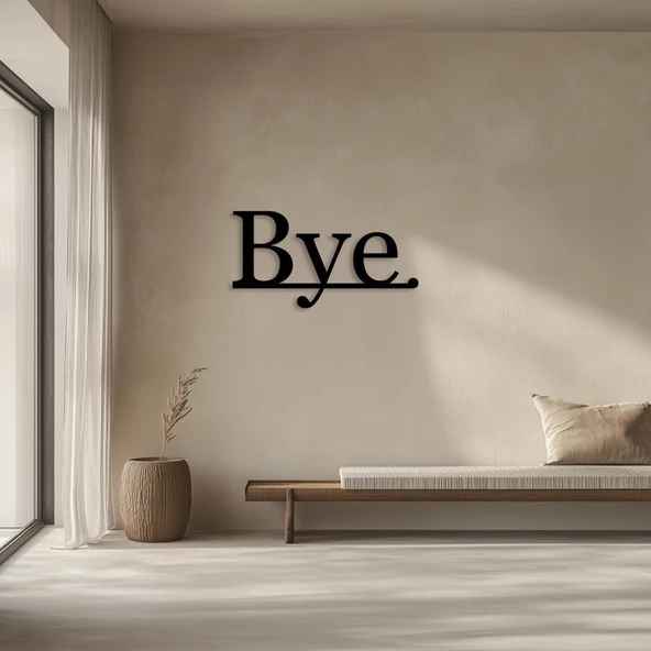 Bye Modern Ahşap dekoratif dekor tablo