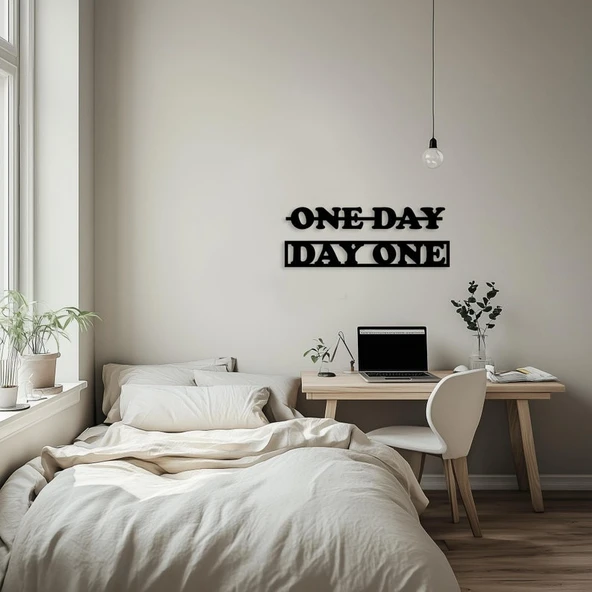 One Day Modern Ahşap dekoratif dekor tablo ürün görseli