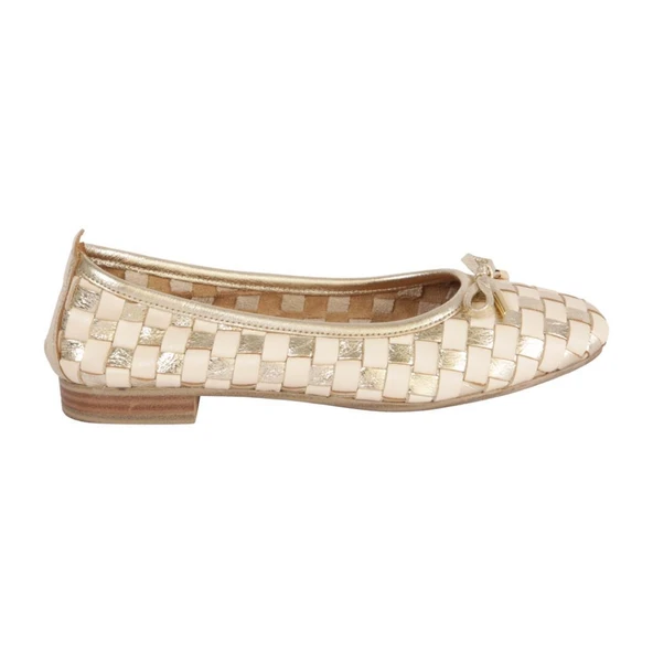 MAMMAMİA D25YA-525 FİYONK DETAYLI KADIN DERİ BABET - Resim 3