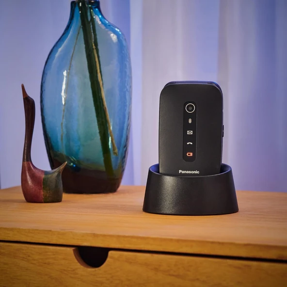 Panasonic KX-TU550 4G Tuşlu Cep Telefonu Siyah (Panasonic Türkiye Garantili)