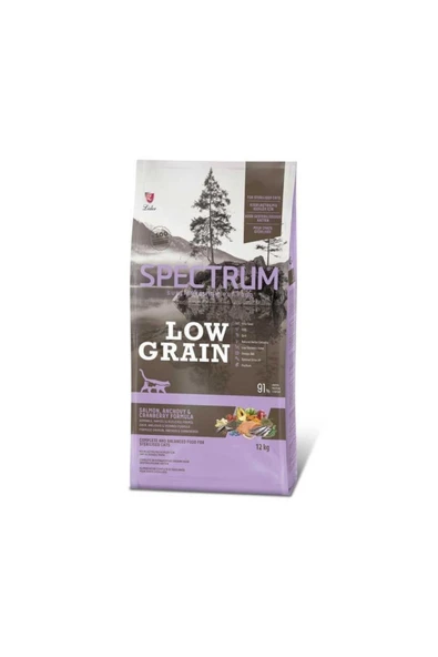 Spectrum Low Grain Sterilised Somonlu Hamsili Kısır Kedi Maması 2 Kg ürün görseli