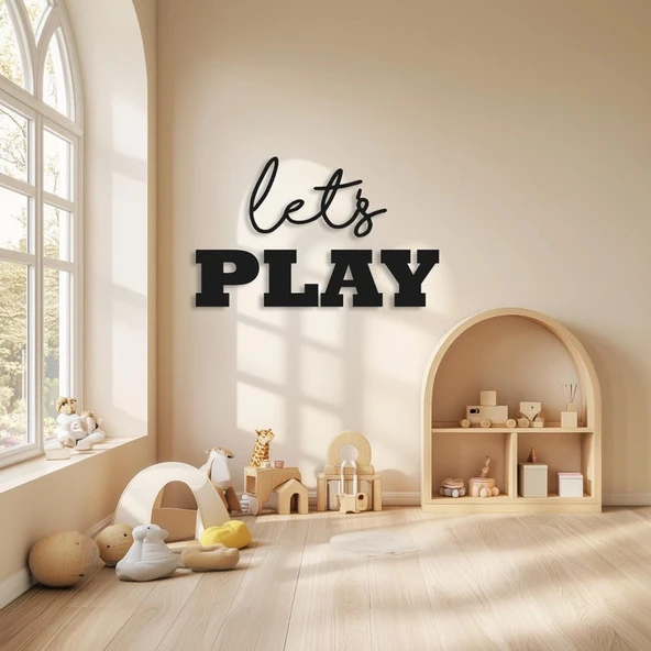 Lets Play dekoratif dekor tablo ürün görseli