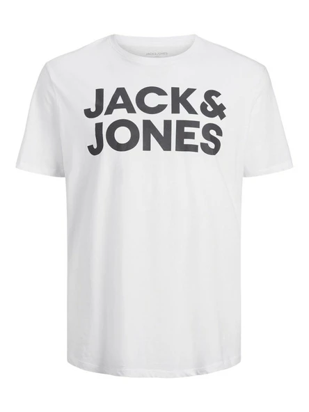 Jack Jones Corp Logo Plus Erkek Tişört 12158505 - 1