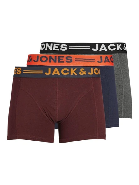 Jack Jones Lıcfıeld 3 Lü Paket Erkek Boxer 12113943 ürün görseli