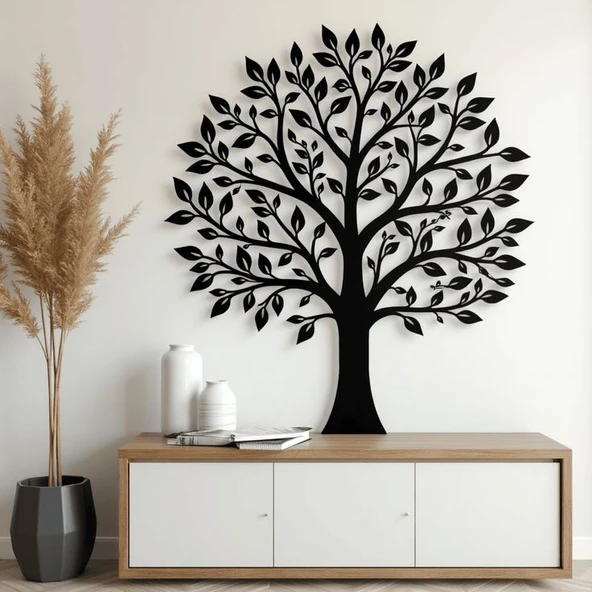Hayat ağaç dekoratif modern dekor tablo ürün görseli