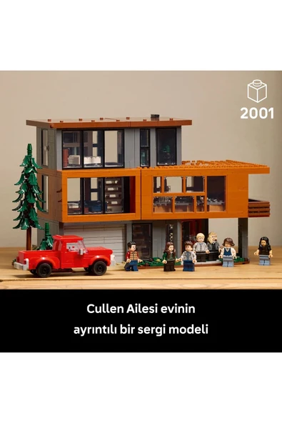 ® Ideas Alacakaranlık: Cullen Evi 21354 - Yetişkinler için Film Hatırası Yapım Seti (2001 Parça) - 5
