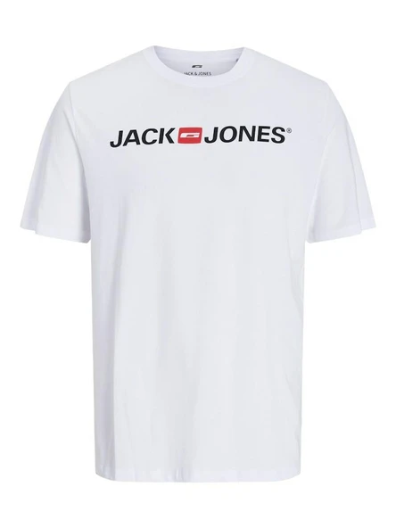 Jack Jones Logo Crew Neck Noos Erkek Tişört 12137126 ürün görseli 1