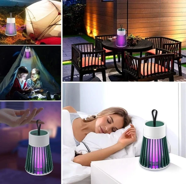 Busstier Taşınabilir UV Işıklı Elektrikli Sinek Öldürücü Sessiz ve Etkili Sivrisinek Kovucu Lamba İç ve Dış Mekan Kullanımı için Uygun Asılabilir ve Şarj Edilebilir Tasarım - 3