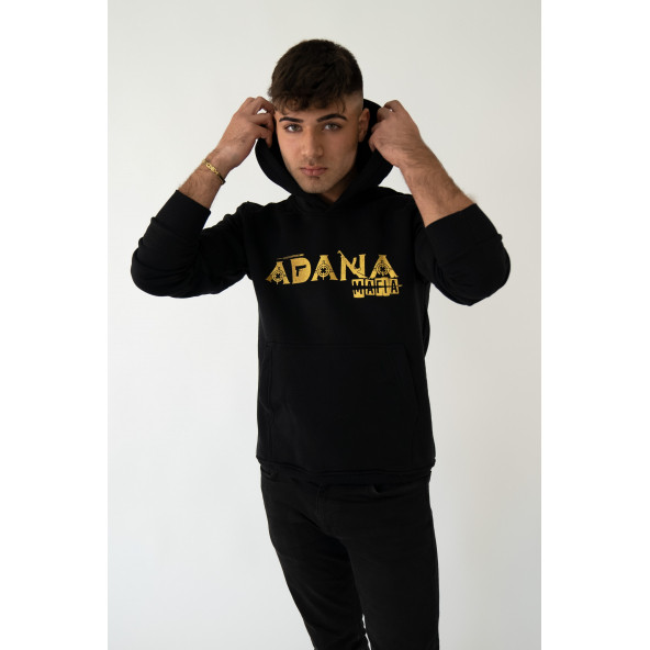 Adana Mafia Erkek Kapüşonlu Sweatshirt - 2