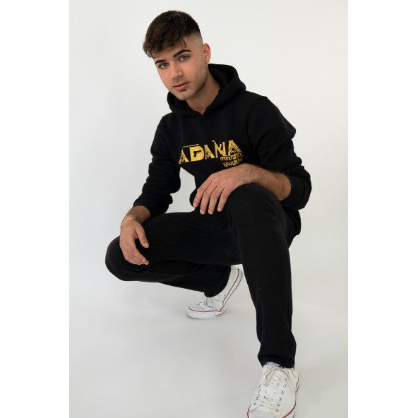 Adana Mafia Erkek Kapüşonlu Sweatshirt - 5