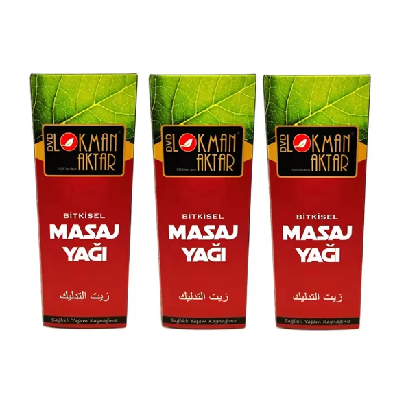 Masaj Yağı 150 ml 3Adet, Lokman Aktar