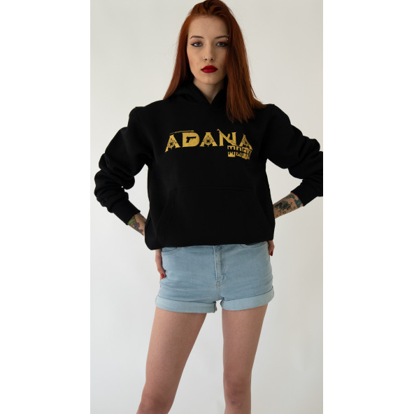 Adana Mafia Kapüşonlu Kadın Sweatshirt - 2