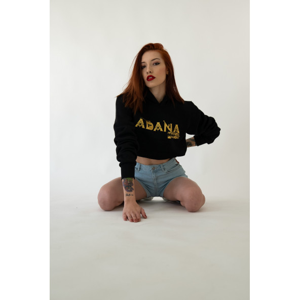 Adana Mafia Kapüşonlu Kadın Sweatshirt - 5