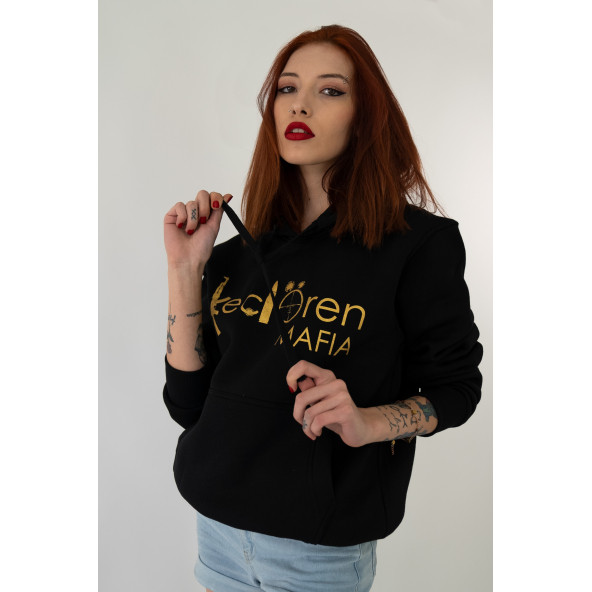 Keçiören Mafia Kadın Kapüşonlu Sweatshirt