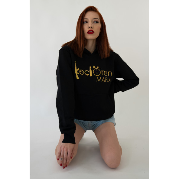 Keçiören Mafia Kadın Kapüşonlu Sweatshirt - 7