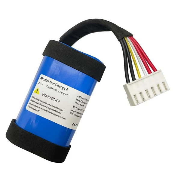 JBL Charge 4 ve Charge 5 uyumlu 3.7v 7800 mah Soketli Batarya