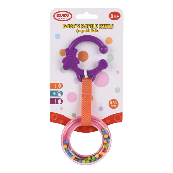 Zuzu Toys Zuzu Çıngıraklı Halka 4122 - 3