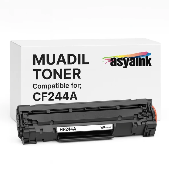 Asyaink HP CF244A Muadil Toner Çipli 1000 Sayfa (44A)